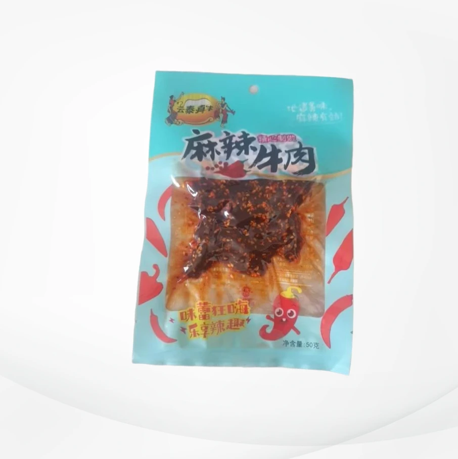 云南特产麻辣牛肉条即食油炸袋装休闲零食