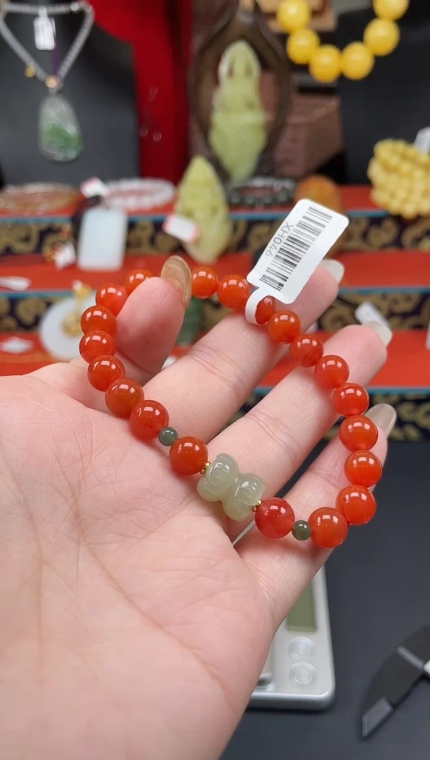 未镶嵌手串南红玛瑙手串xh046多样性发其一