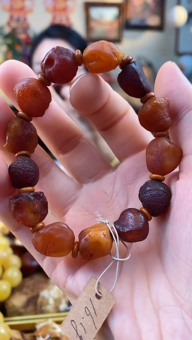 【闪购商品】琥珀手串未镶嵌手串