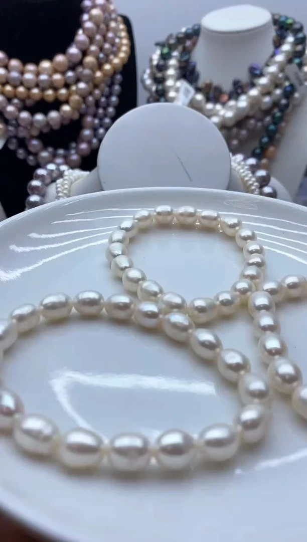 【闪购商品】淡水珍珠颈饰钛钢2