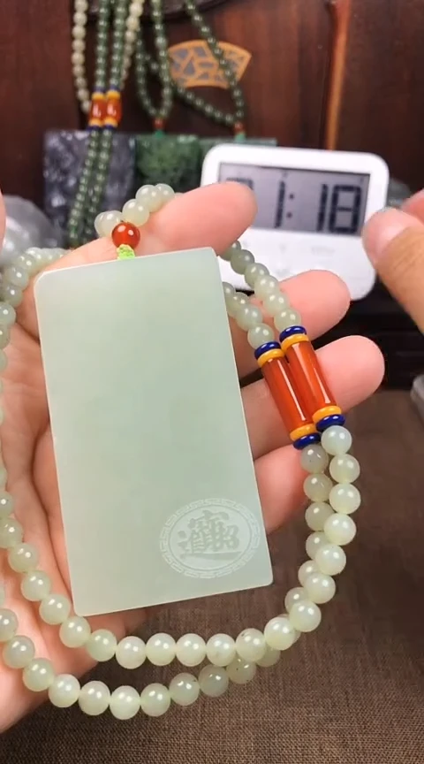 和田玉未镶嵌颈饰永* 永好王