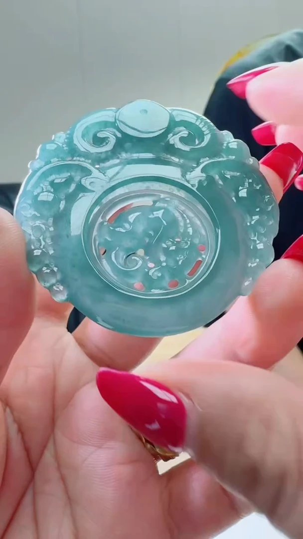 颈饰未镶嵌翡翠天然A货翡翠  多样性随机发其一