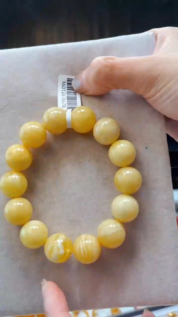 未镶嵌琥珀手串白蜡手串