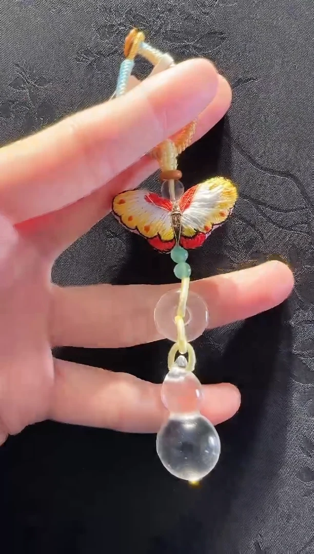 未镶嵌手绳水晶蝴蝶