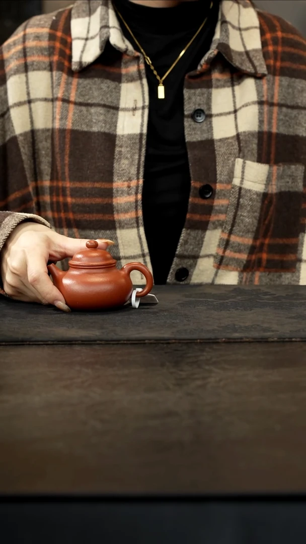 茶壶紫砂砂本源容天红降坡120cc