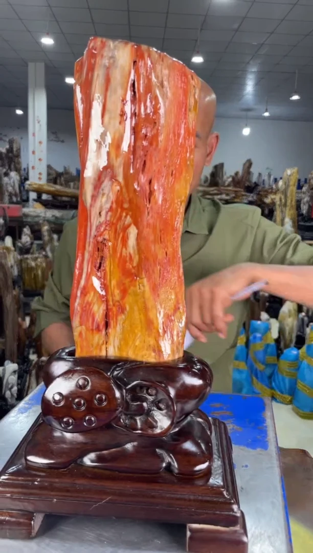 【闪购商品】硅化玉摆件未镶嵌29