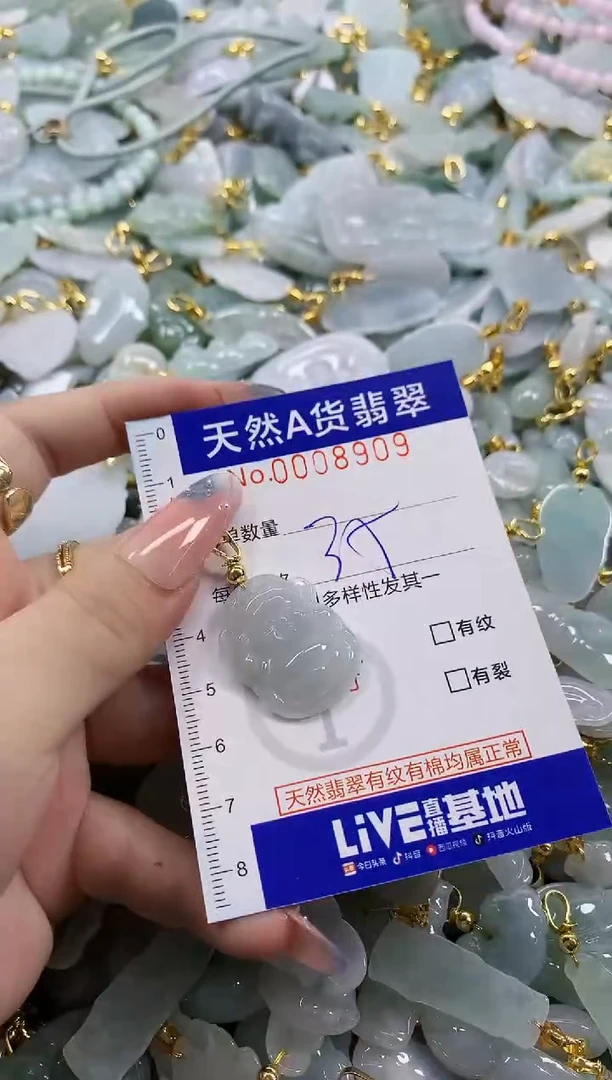 颈饰未镶嵌翡翠天然A货翡翠