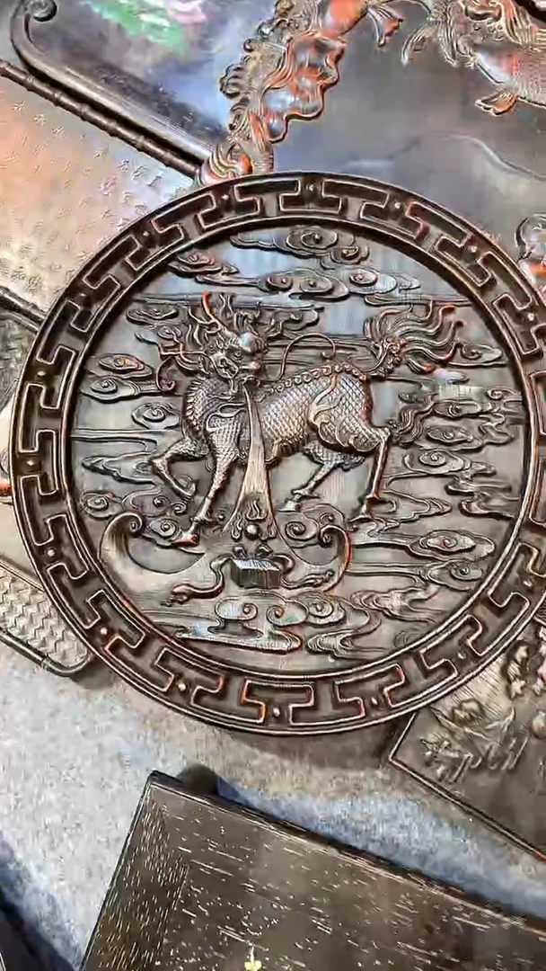 木紫檀雕刻一物一拍以直播间为准