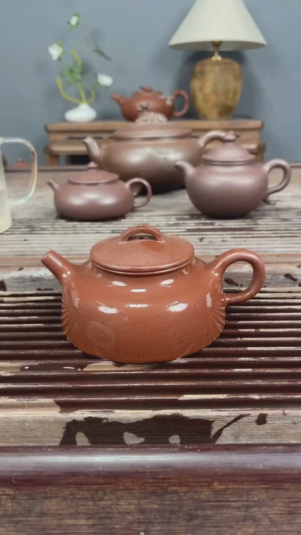 茶壶紫砂檀*山与罩底槽清