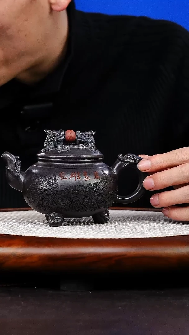 茶壶紫砂C宜兴原矿高端紫砂