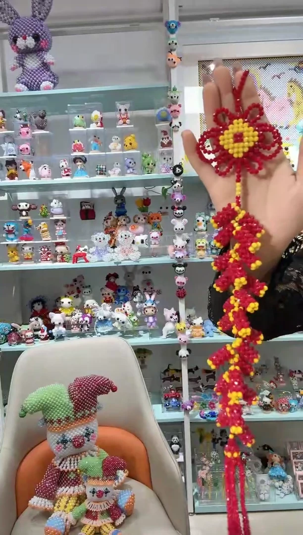 玻璃1550卡4水晶鞭炮串材料包1套