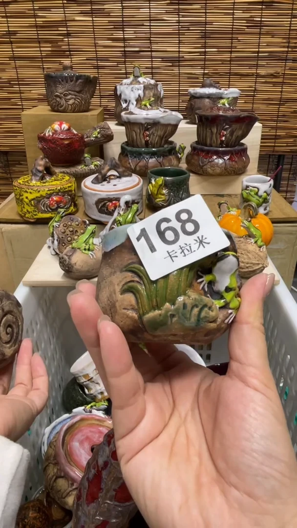 寒****0168精美粗陶手工柴烧