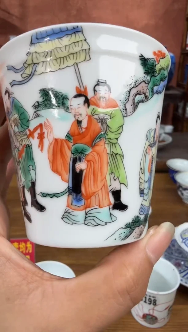 吴义松陶盟手绘陶瓷编码：3153