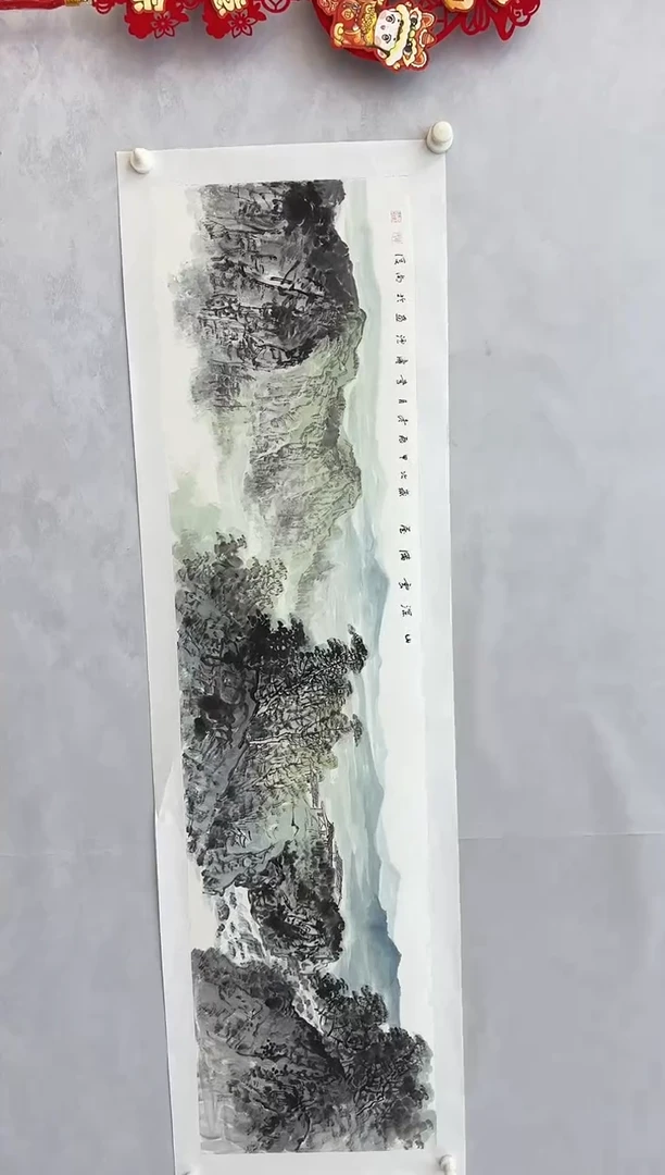 【闪购商品】折扇1牡丹国画作品（随缘一幅）