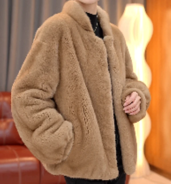 Y-2025新款轻奢立领加厚女外套冬季新款时长加厚保暖休闲