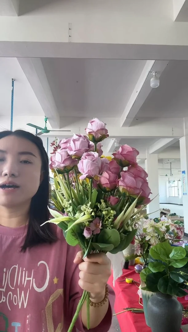 仿真花朵小玫瑰花2束
