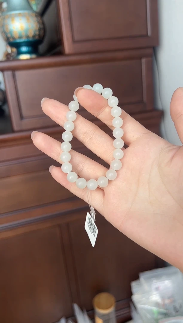【闪购商品】和田玉（白玉）手串未镶嵌和田玉白玉手串
