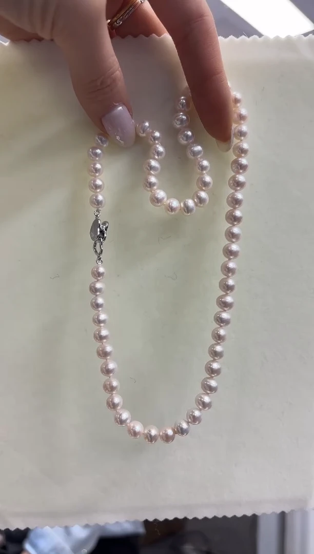【闪购商品】淡水珍珠项链未镶嵌无核曼塔