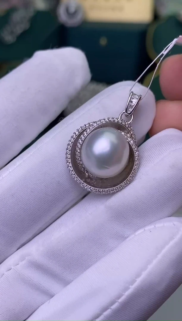 【闪购商品】海水珍珠颈饰银S925镶嵌12-13