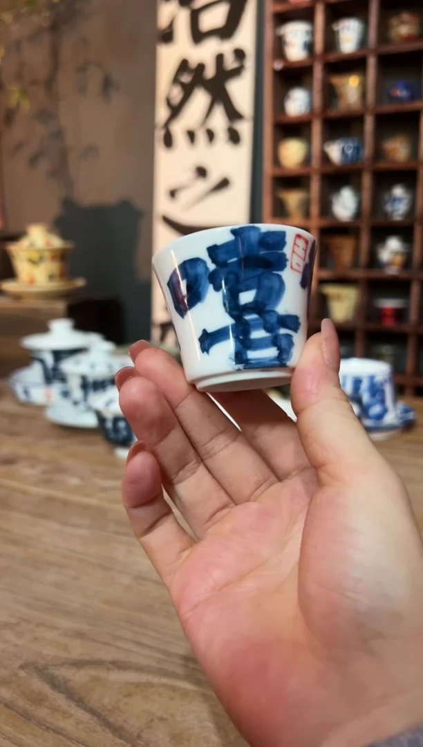 【闪购商品】观云听雨原创手绘茶具