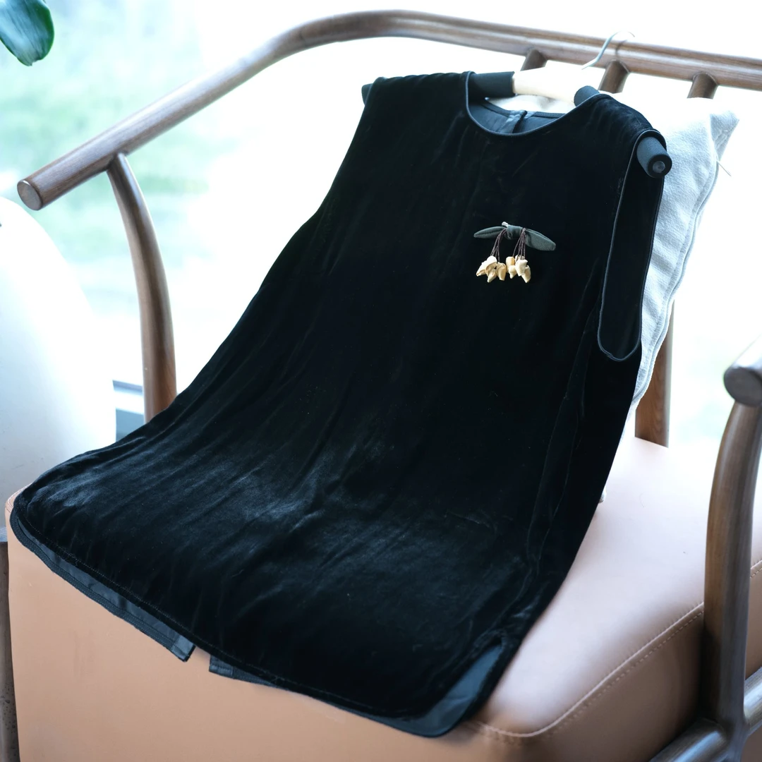 『诗祈』新中式满分桑蚕丝国风短袖DHSC5683