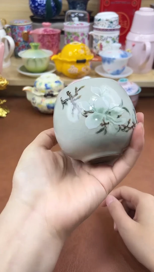 陶陶瓷茶具摆件旅行套组