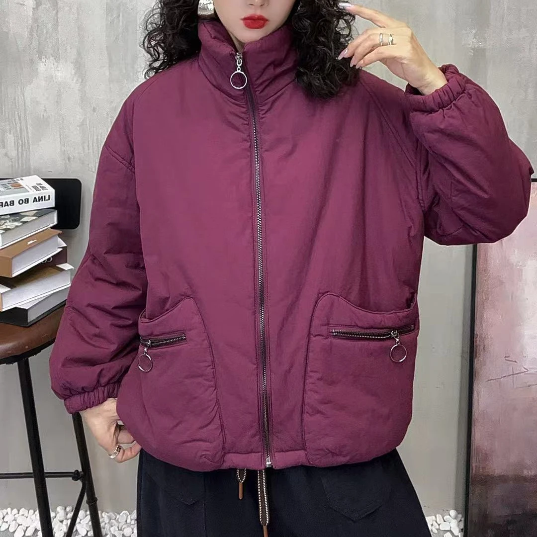 18265新款秋冬加厚休闲减龄宽松显瘦棉服外套