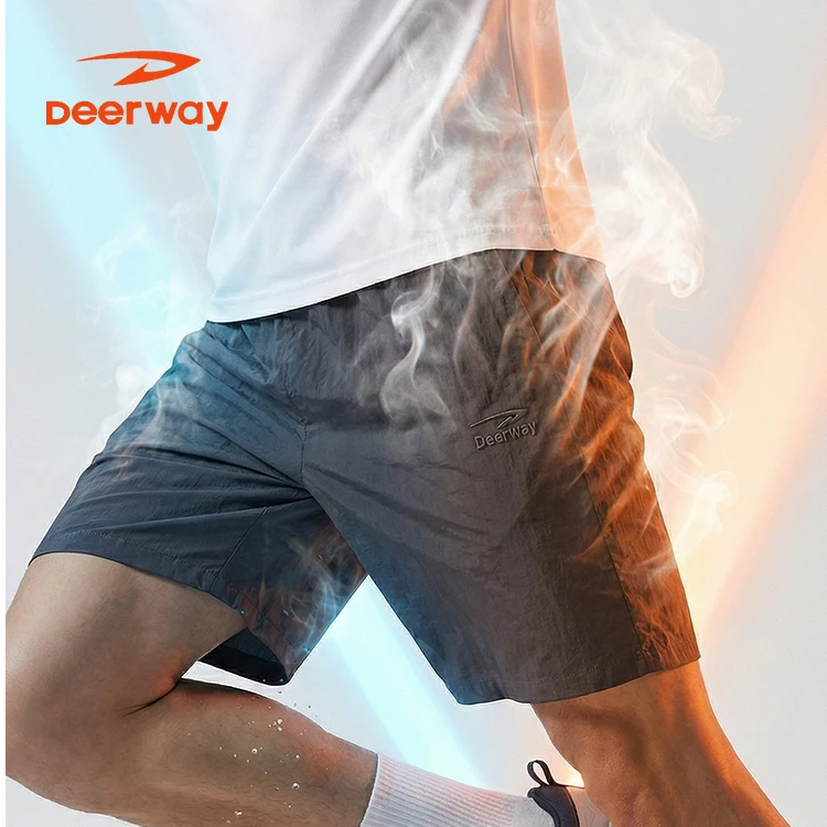 DEERWAY/德尔惠【超值两条装】夏季休闲五分裤居家户外百搭运动短裤