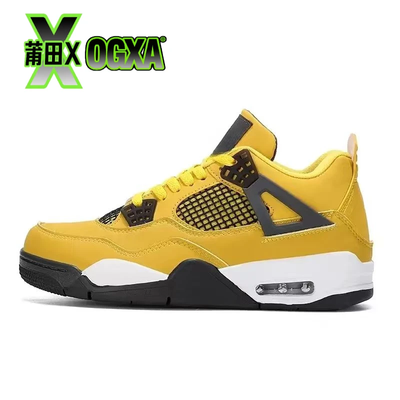 【乔4】篮球鞋四季款实战气垫篮球鞋高帮白水泥男子休闲XK