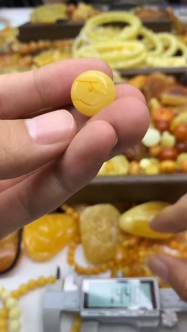 裸石蜜蜡未镶嵌单珠