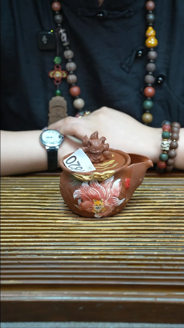 万古烧粗陶手工茶具