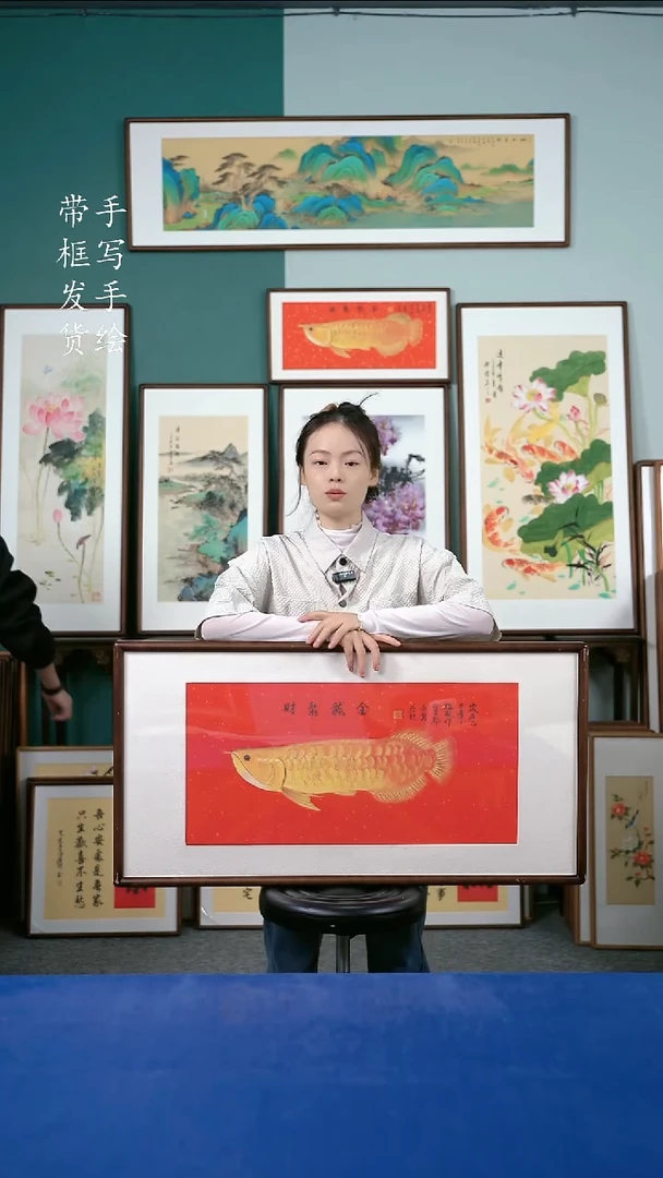 国画68金龙聚财50*95