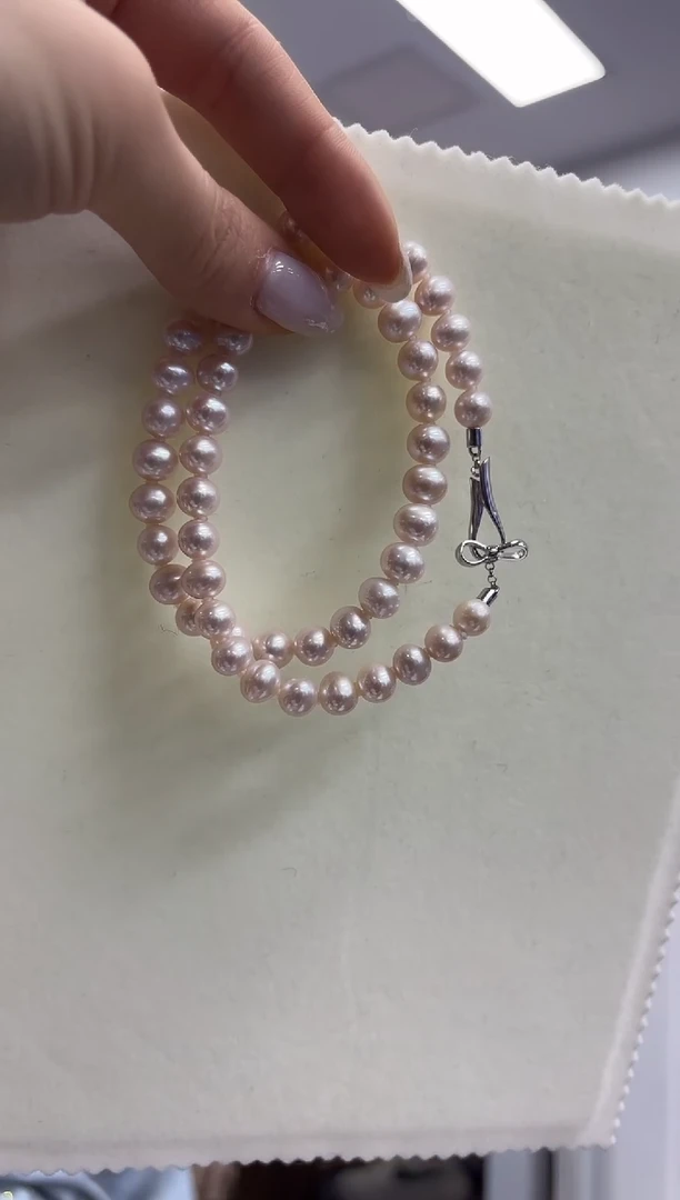 【闪购商品】淡水珍珠项链未镶嵌曼塔玫瑰