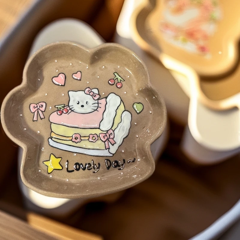 手工卡通小猫盘XP136