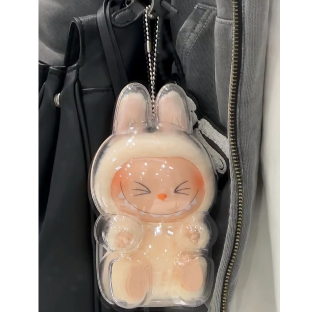 【不含娃】labubu拉布布1代2代全透明亚克力保护壳