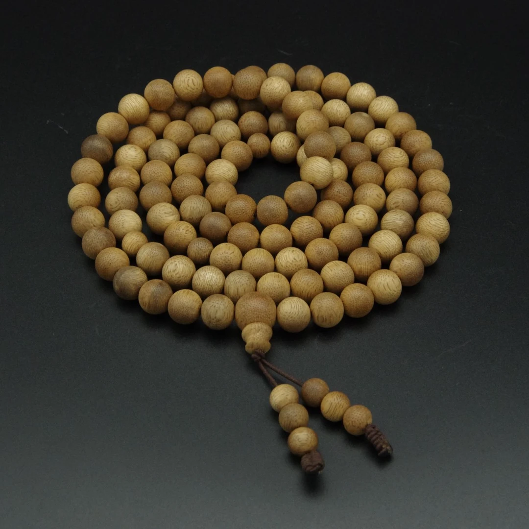 沉香甄选（CG147）菩萨棋土沉 天然野沉香 圆珠多圈