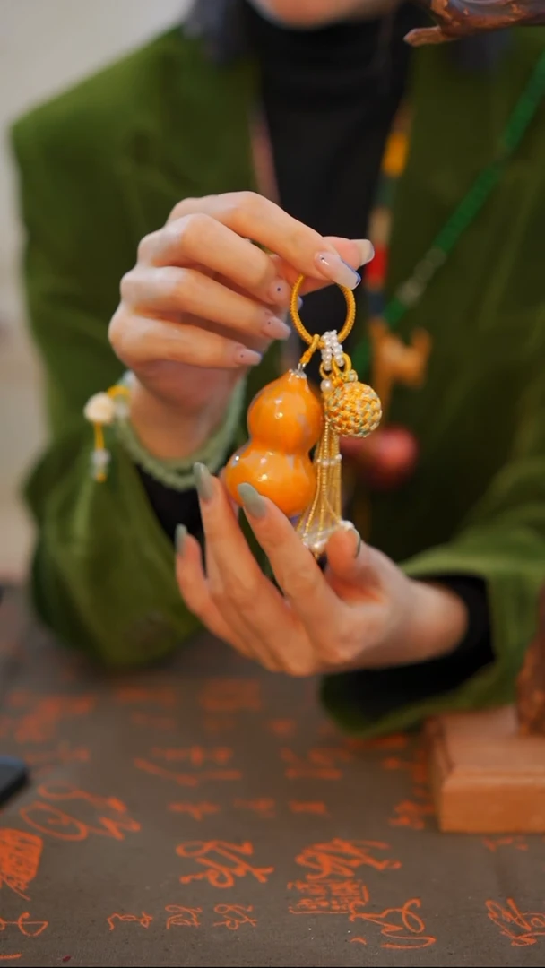 46非遗漆手艺工天然葫芦文玩福禄