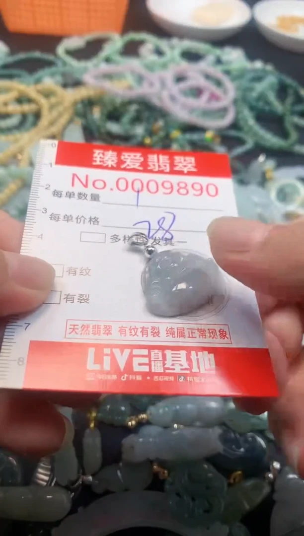 颈饰未镶嵌翡翠9890