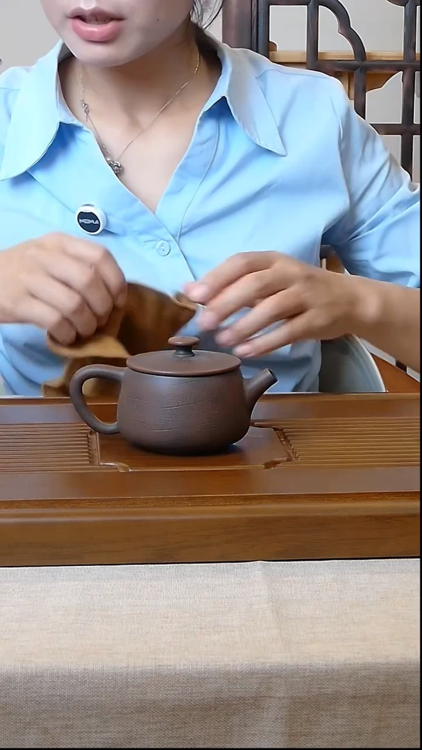 38紫陶壶/175容量/玖陶纯手工制作