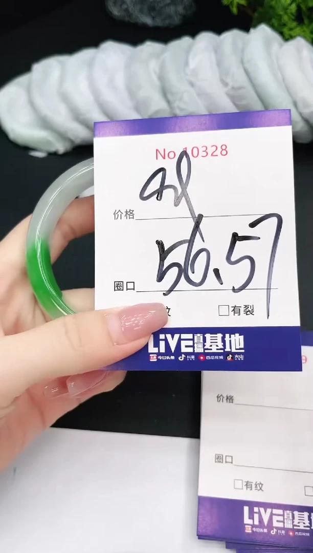 未镶嵌手镯翡翠10328