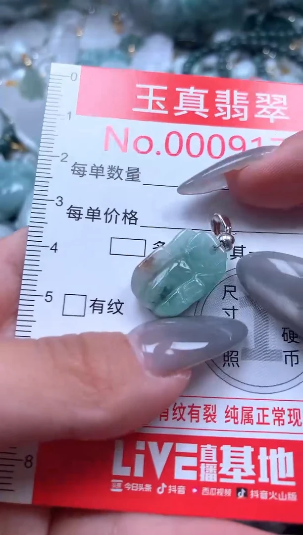 吊坠(不含链)未镶嵌翡翠9170