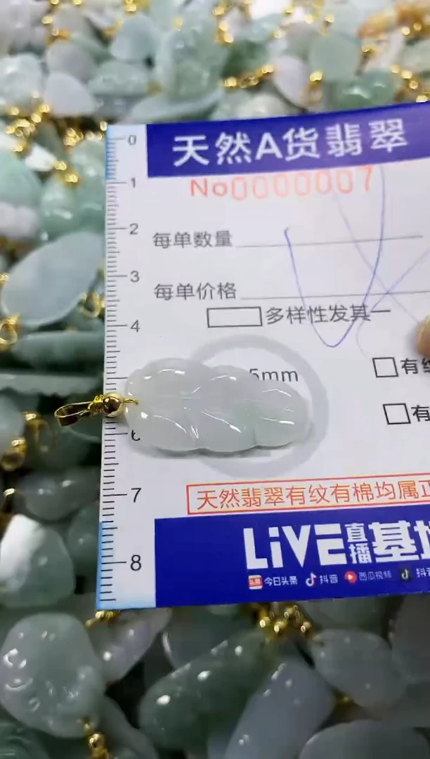 颈饰未镶嵌翡翠天然A货翡翠