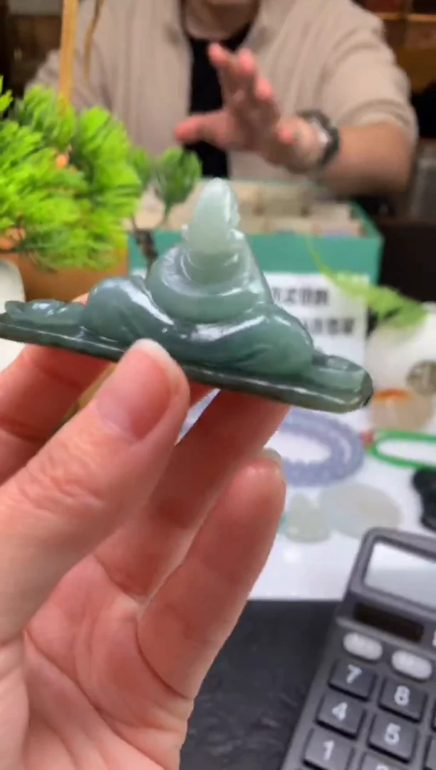 未镶嵌定制翡翠朕**茶---124889