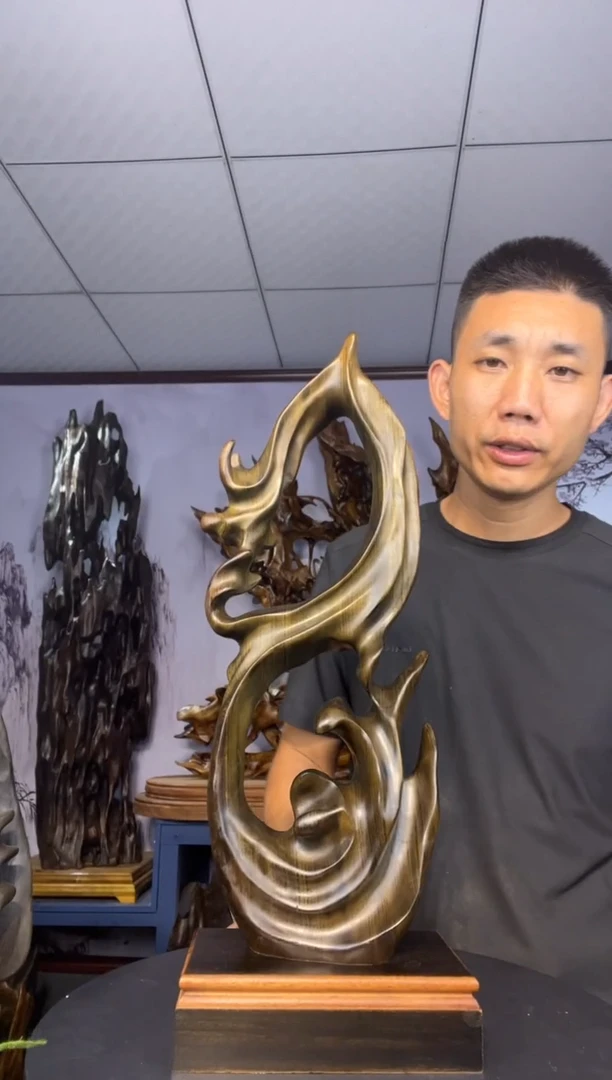 金丝楠木雕款之*金丝楠木工艺品摆件