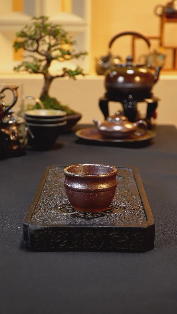 茶壶紫砂纯自然柴烧