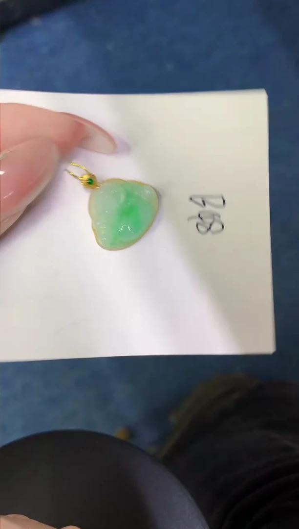 【闪购商品】翡翠颈饰18K金镶嵌00000000000