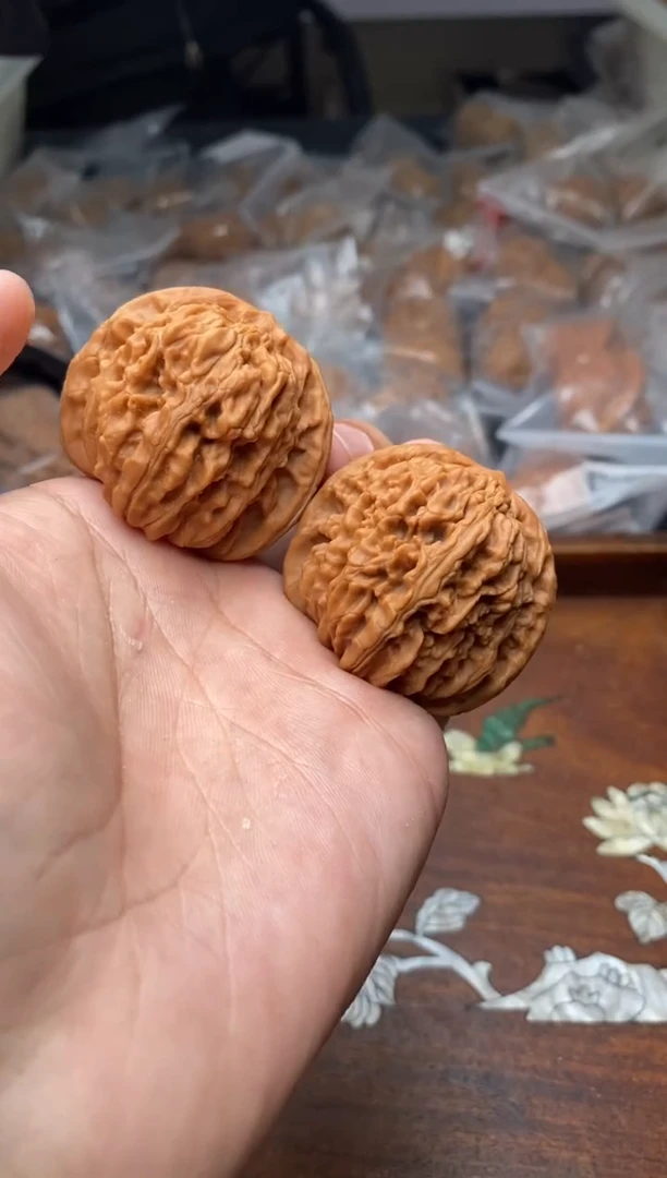 【闪购商品】文玩核桃把件A76号43尺四座楼