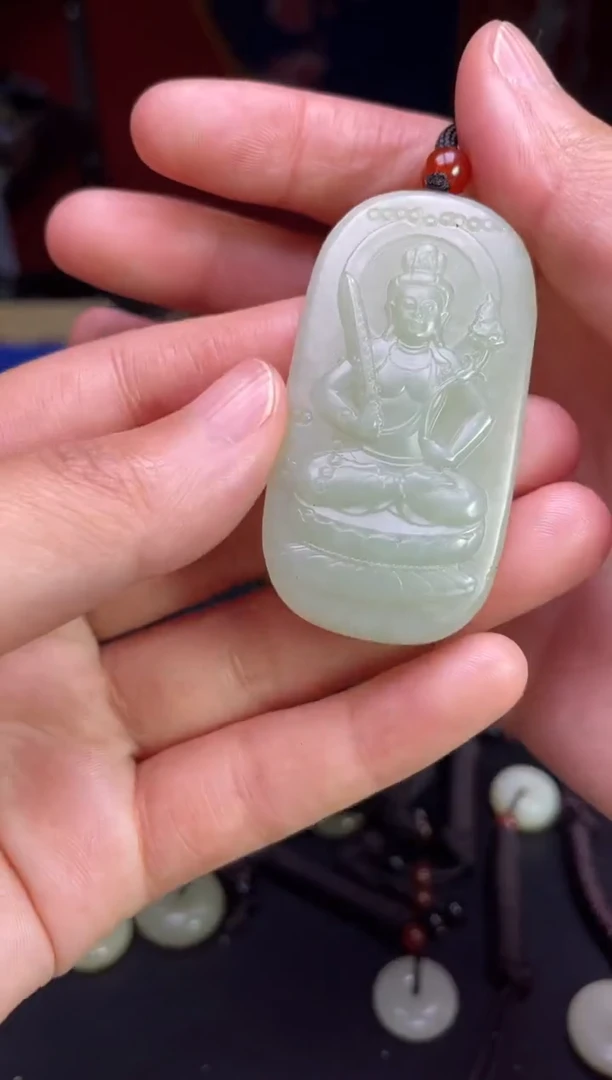 颈饰未镶嵌和田玉123