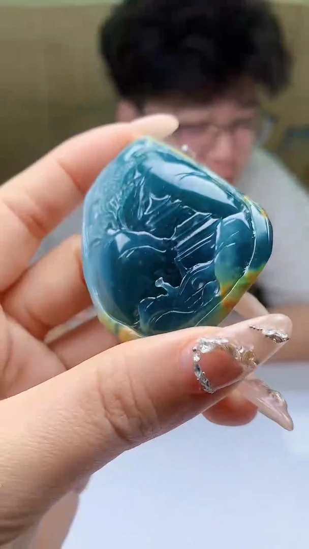 【闪购商品】定制翡翠未镶嵌4688ty-毛货挂件14