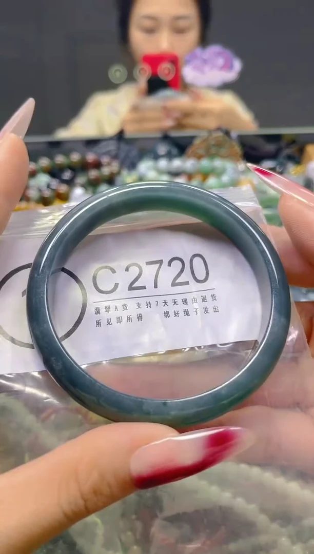 颈饰未镶嵌翡翠58-60/C/翡翠A货，一件也是批发价